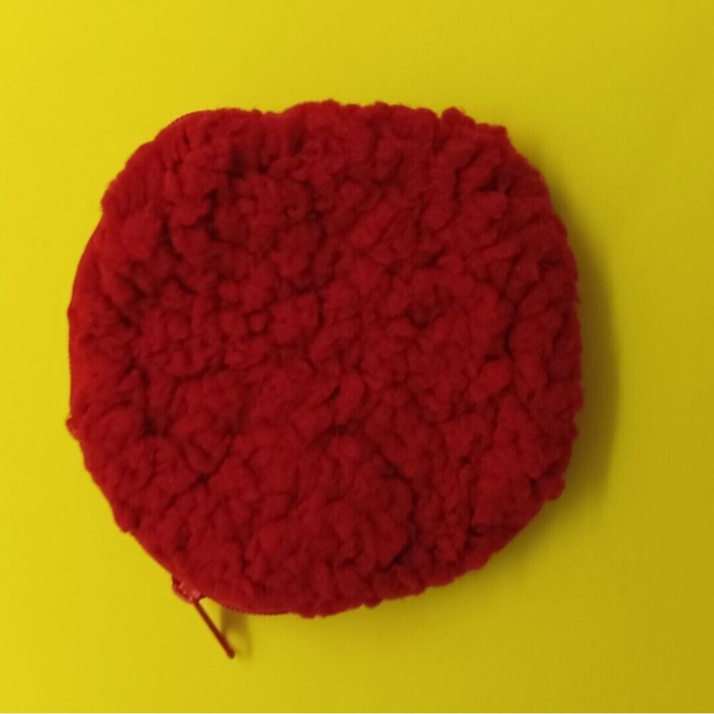 Monchhichi Round Fluffy Small Pouch - Picture 3 of 6